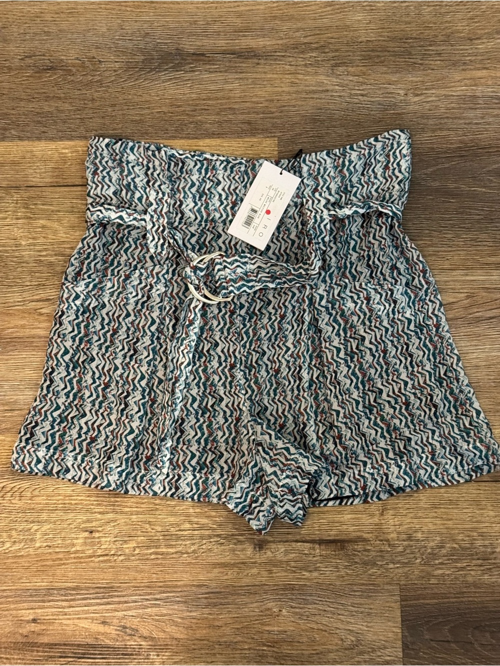 NWT IRO RASINE High-waisted shorts with graphic print
